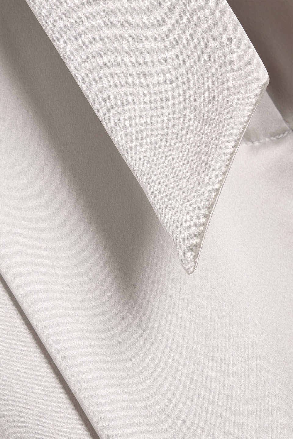 Michelle Mason Belted Silk-satin Shorts In Multi