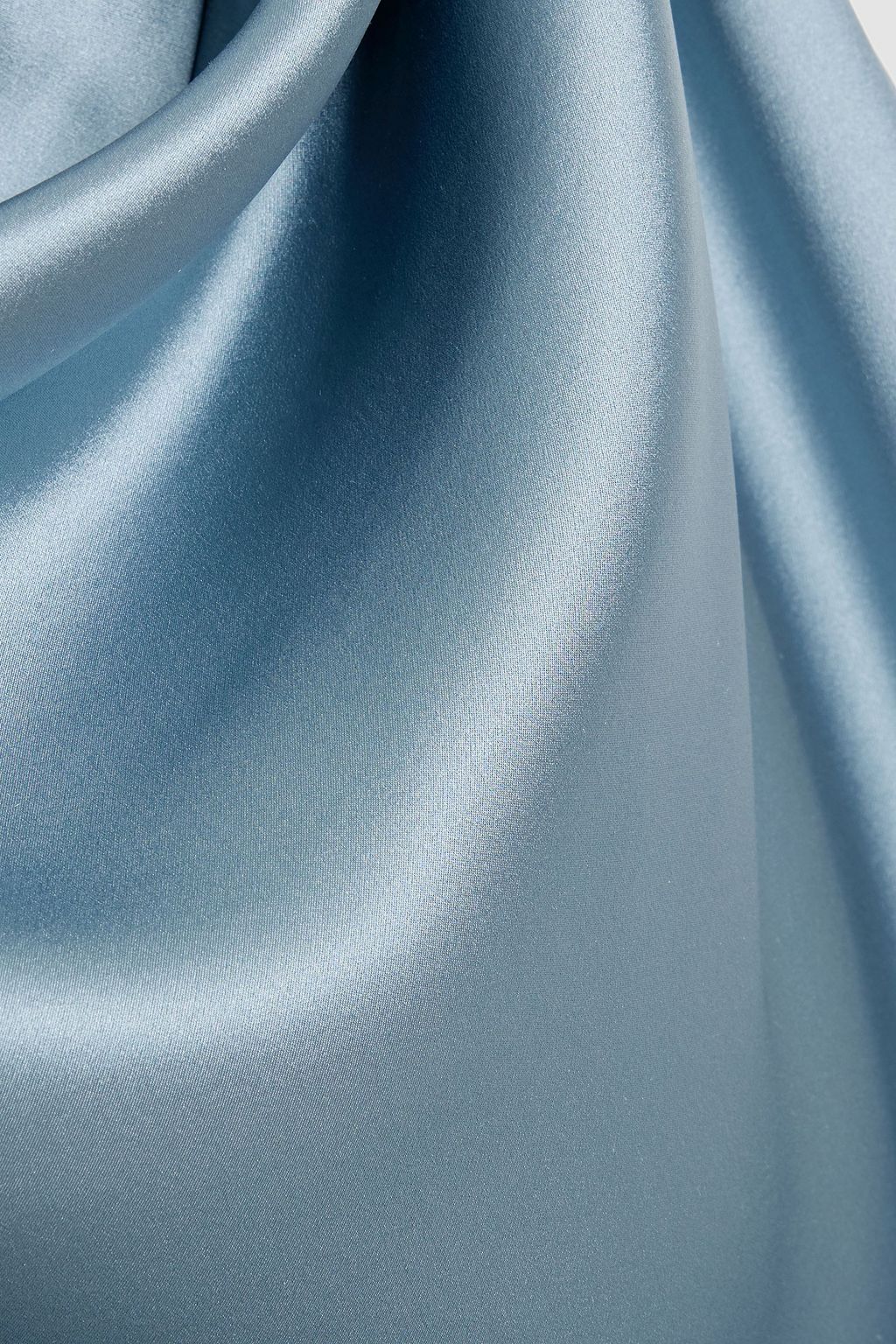 MICHELLE MASON Draped silk-satin wrap gown