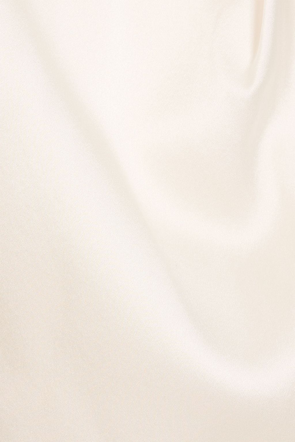 MICHELLE MASON One-shoulder twisted silk-satin dress