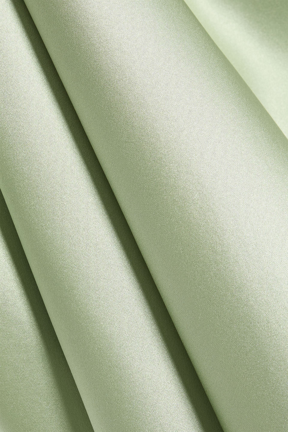 Michelle Mason One-shoulder Draped Cutout Silk-satin Gown In Multi