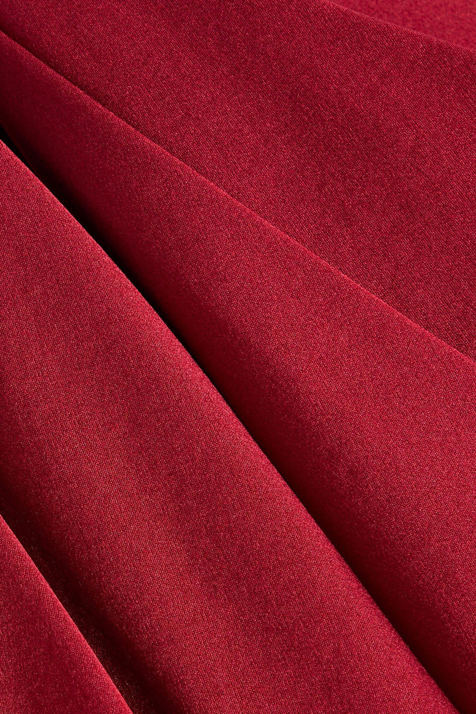 Michelle Mason One-shoulder Draped Silk-satin Top In Multi