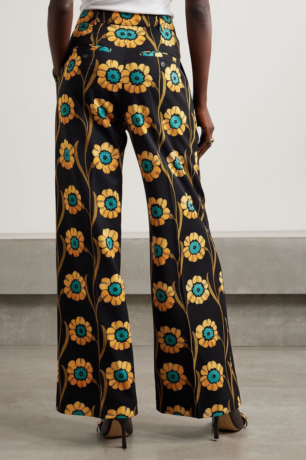 LA DOUBLEJ La Comasca printed jersey pants