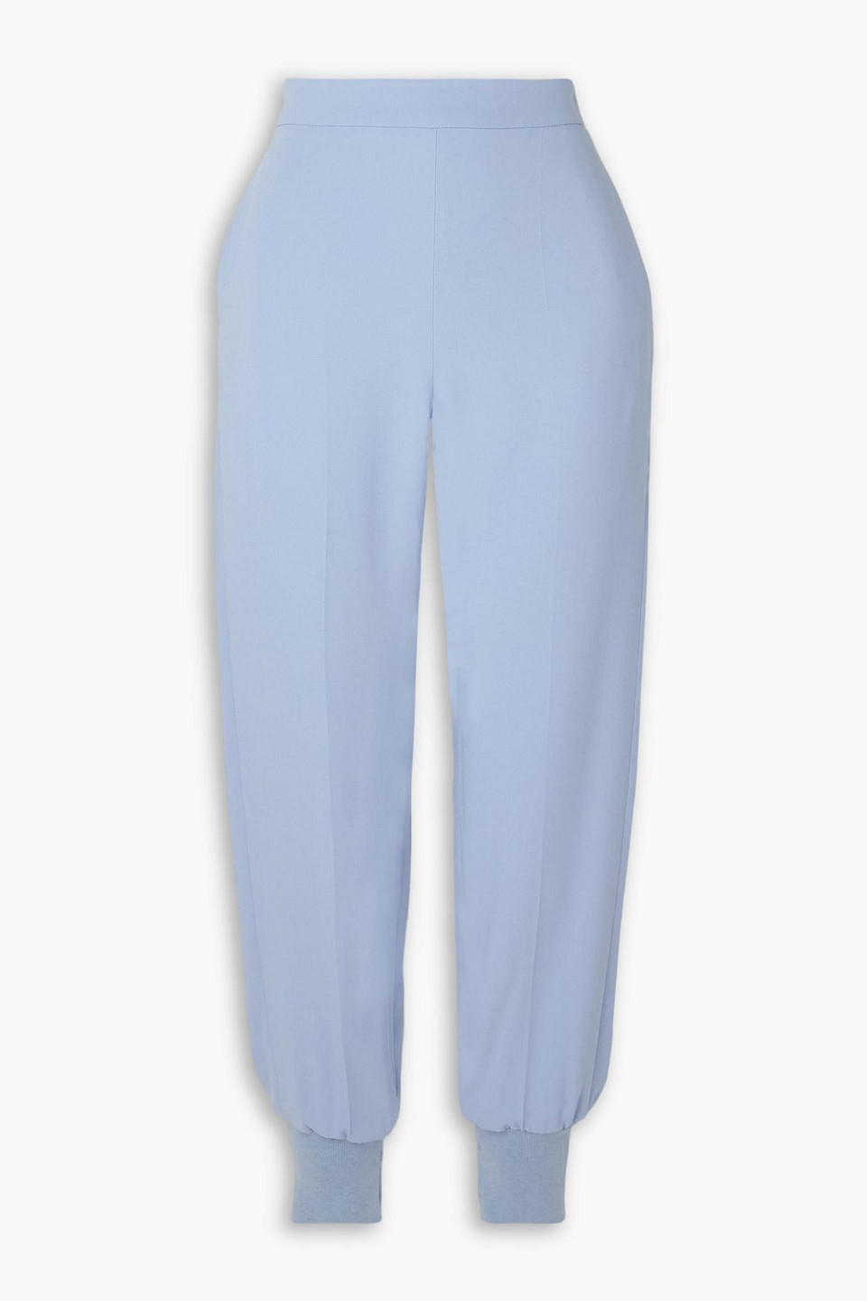 Stella Mccartney Julia Stretch-cady Track Pants In Blue