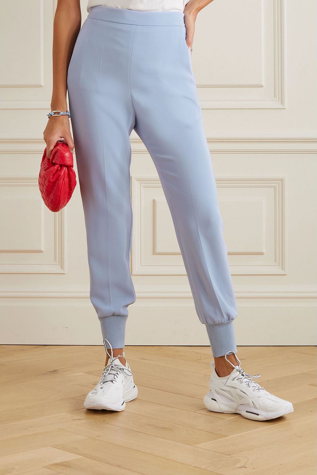 STELLA MCCARTNEY Julia stretch-cady track pants
