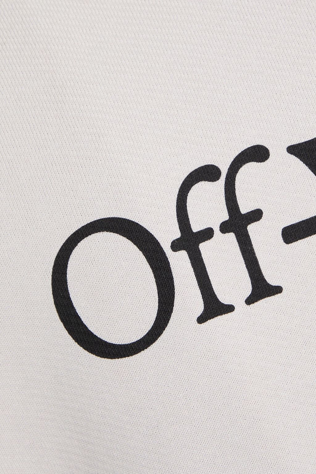 OFF-WHITE™ Big Bookish Skate printed French cotton-terry hoodie