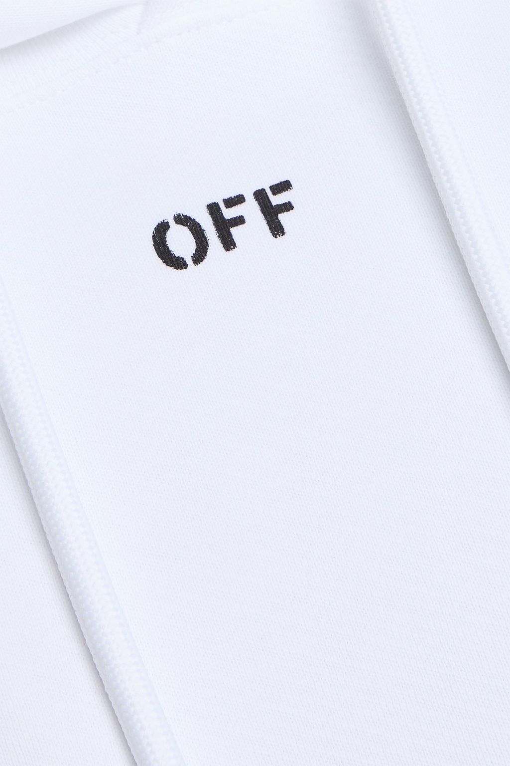 OFF-WHITE™ Arrow Skate printed French cotton-terry hoodie