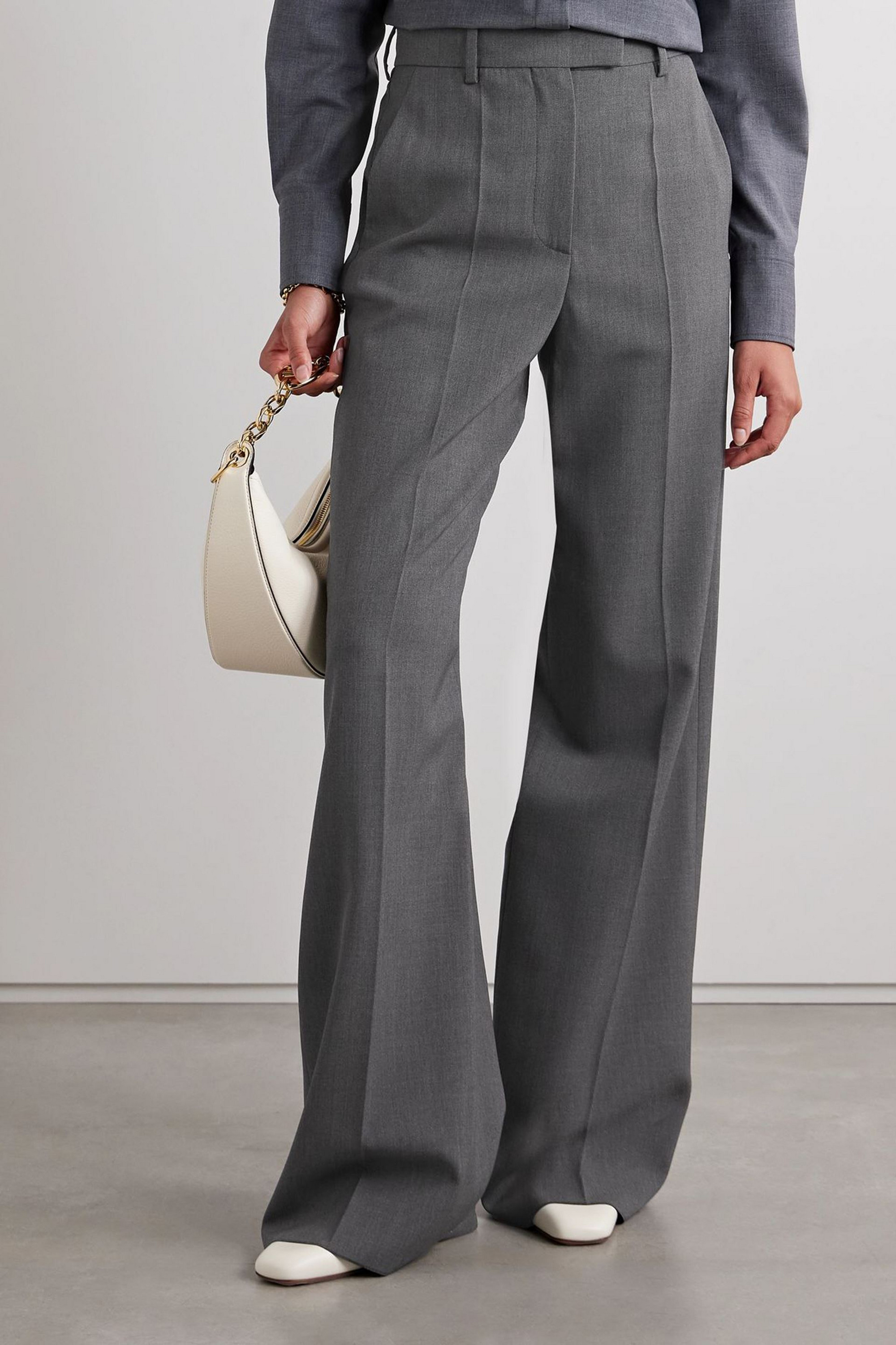 Valentino Garavani Wool-blend wide-leg pants