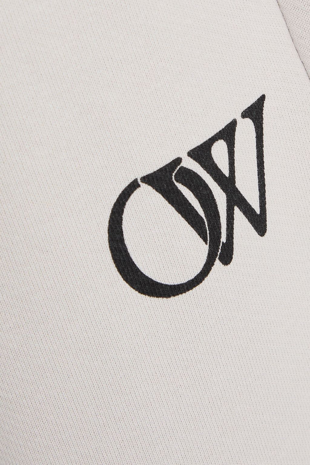 OFF-WHITE™ Printed French cotton-terry sweatpants