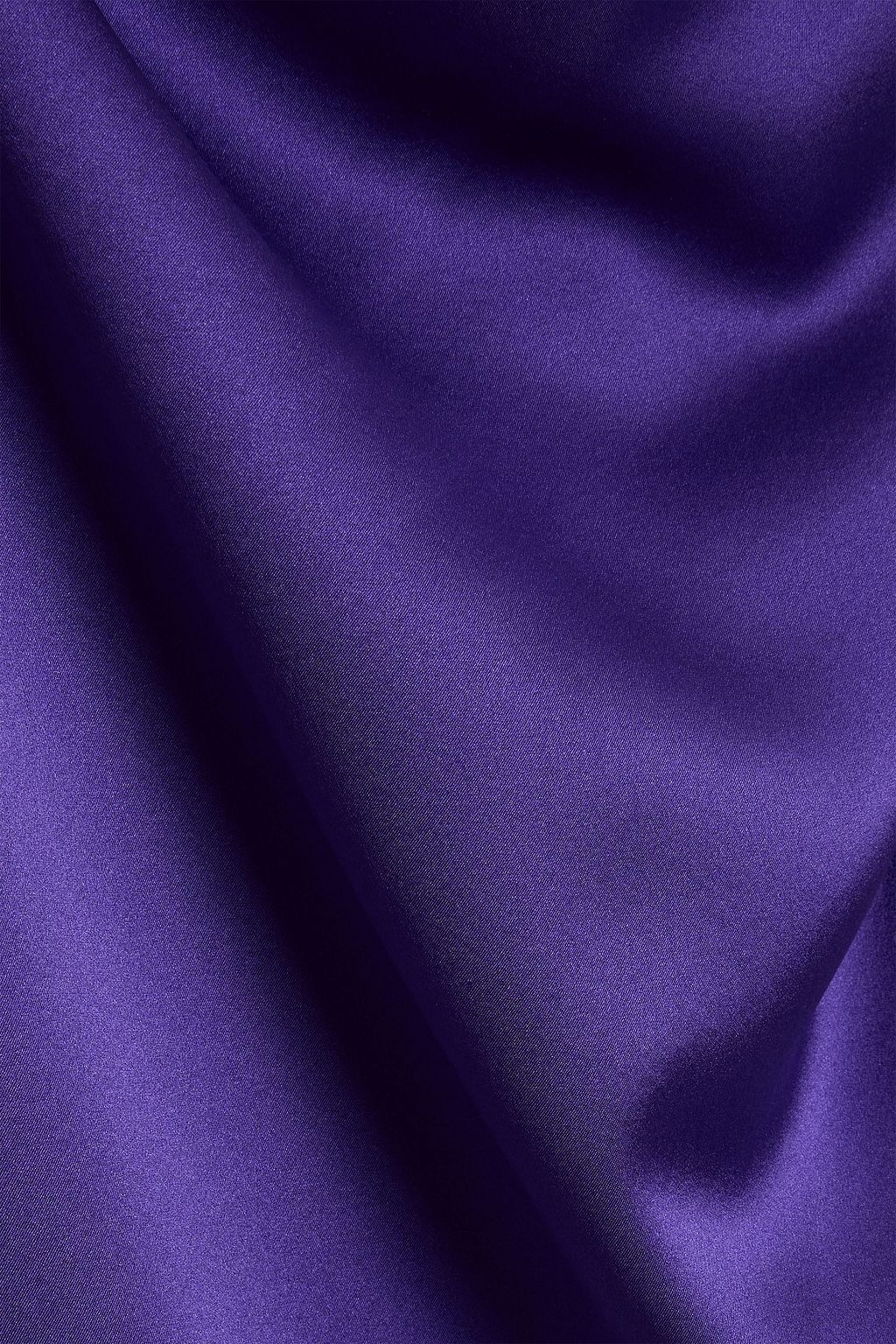 MICHELLE MASON Silk-satin wrap gown