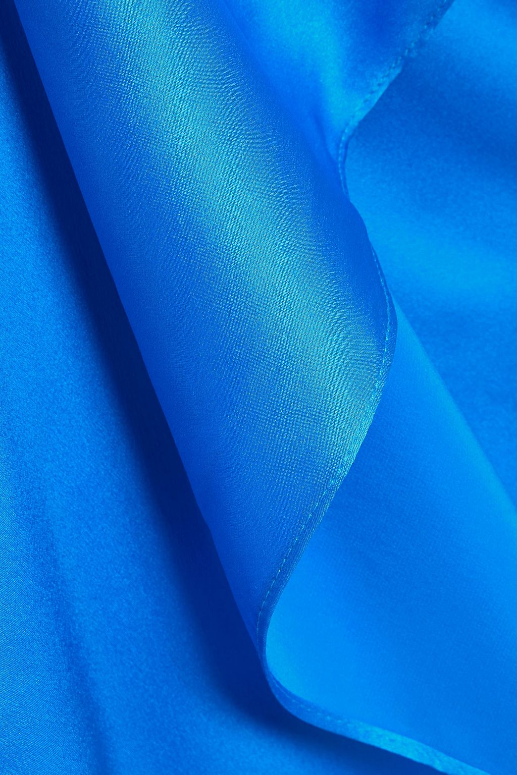 MICHELLE MASON Draped silk-satin halterneck gown