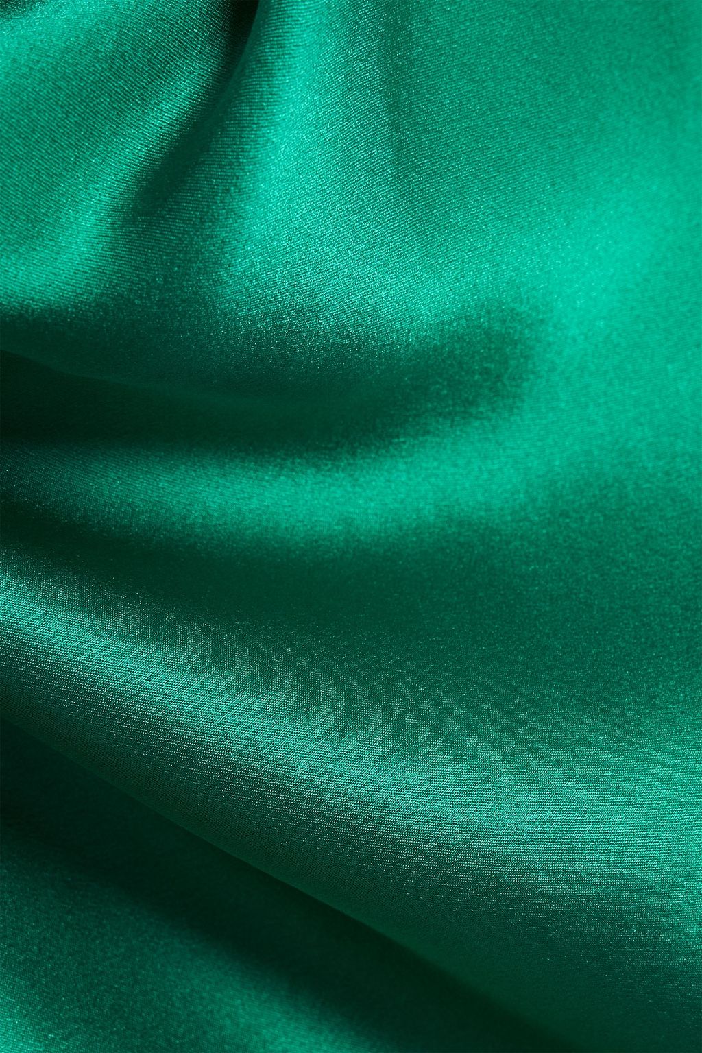 MICHELLE MASON Draped silk-satin gown