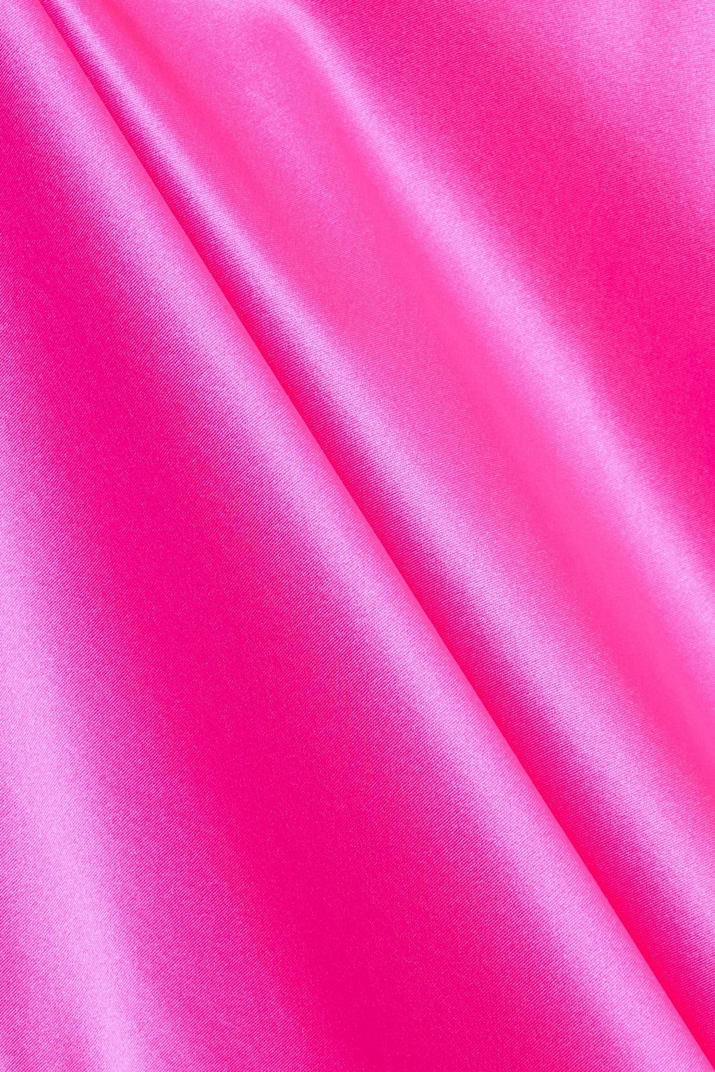 MICHELLE MASON Draped cutout silk-satin gown