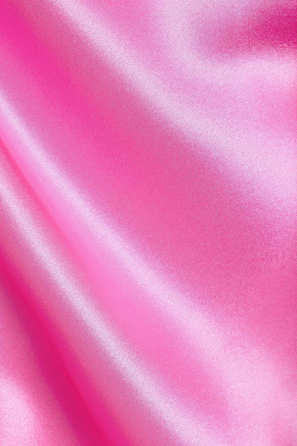 Michelle Mason Wrap-effect Silk-satin Maxi Dress In Pink