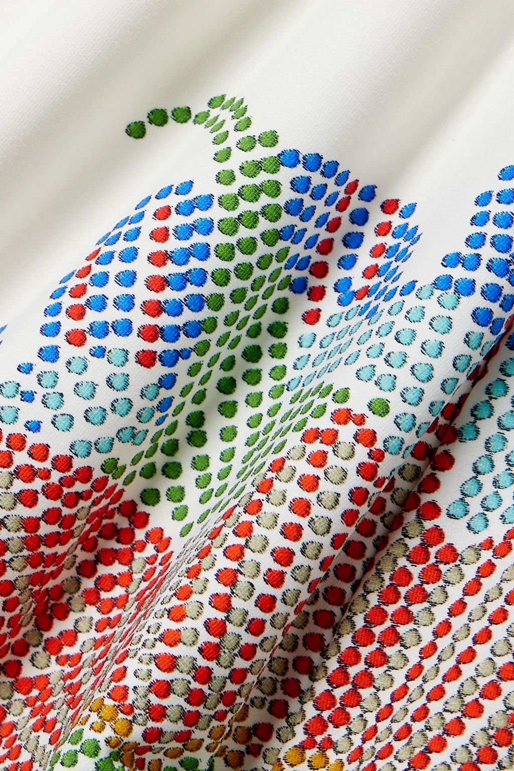 LA DOUBLEJ لباس سباحة إيل من نسيج مطاط بطبعات