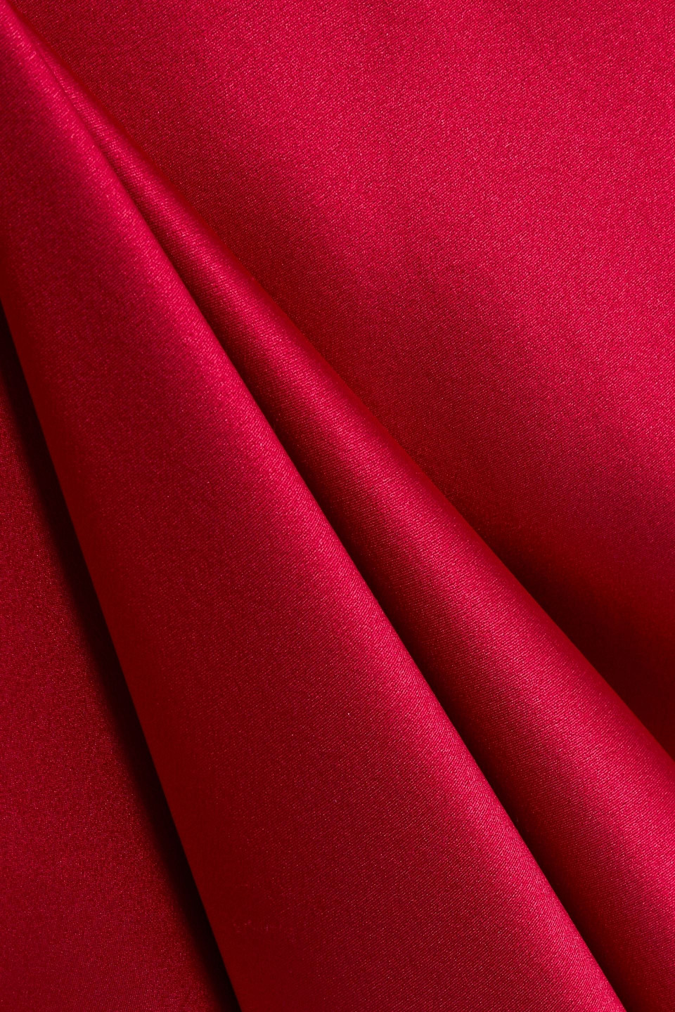 Michelle Mason One-shoulder Silk-satin Gown In Multi