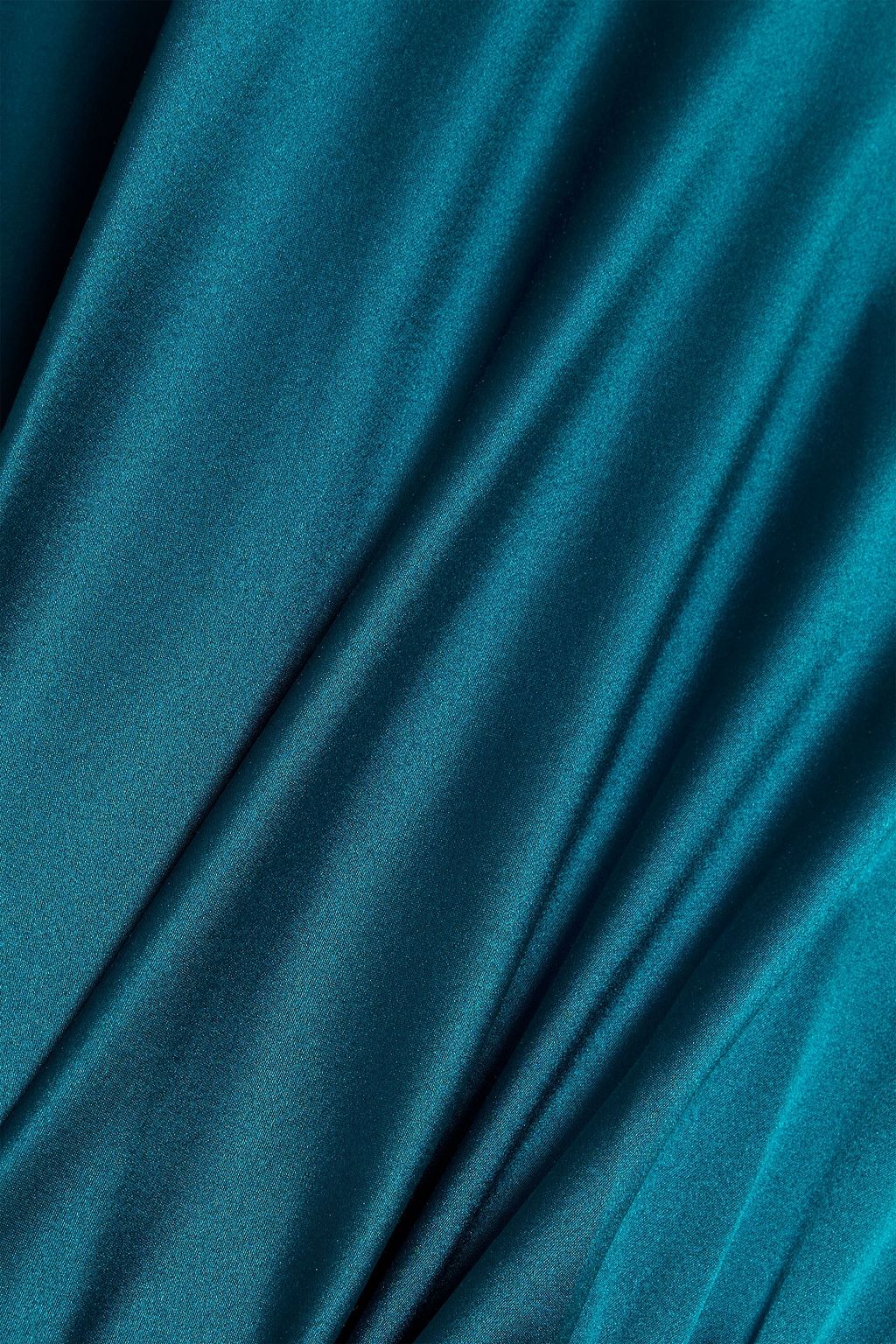 MICHELLE MASON Wrap-effect silk-satin midi dress