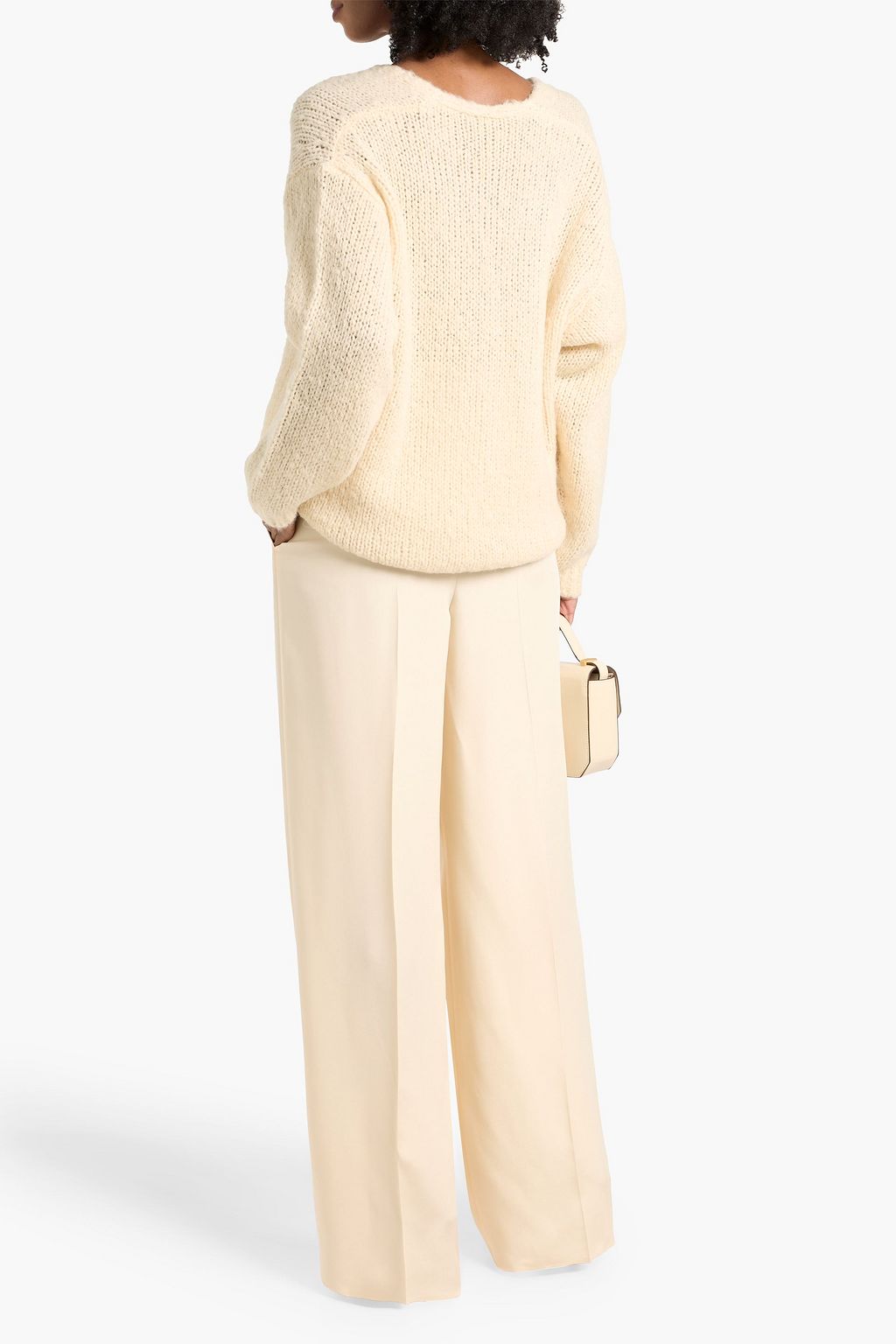 MAX MARA Klaus silk-satin wide-leg pants