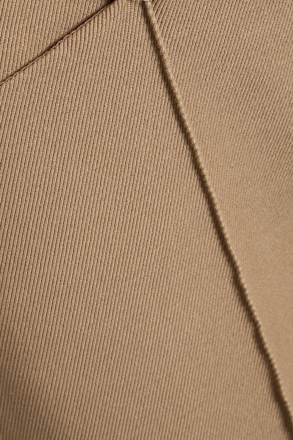 'S MAX MARA Zemira cotton-blend twill straight-leg pants