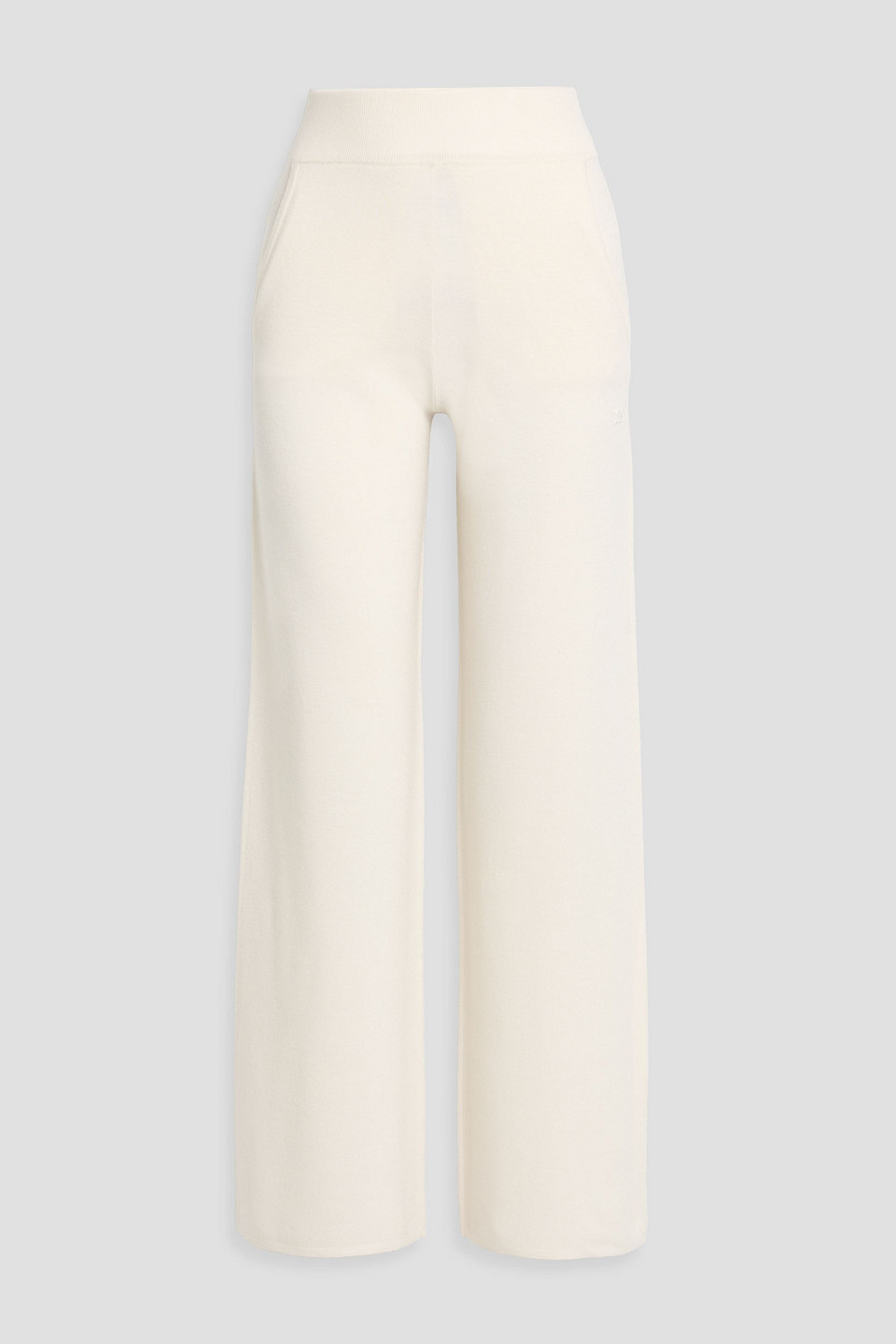 Max Mara Zigote Wool Straight-leg Pants In White