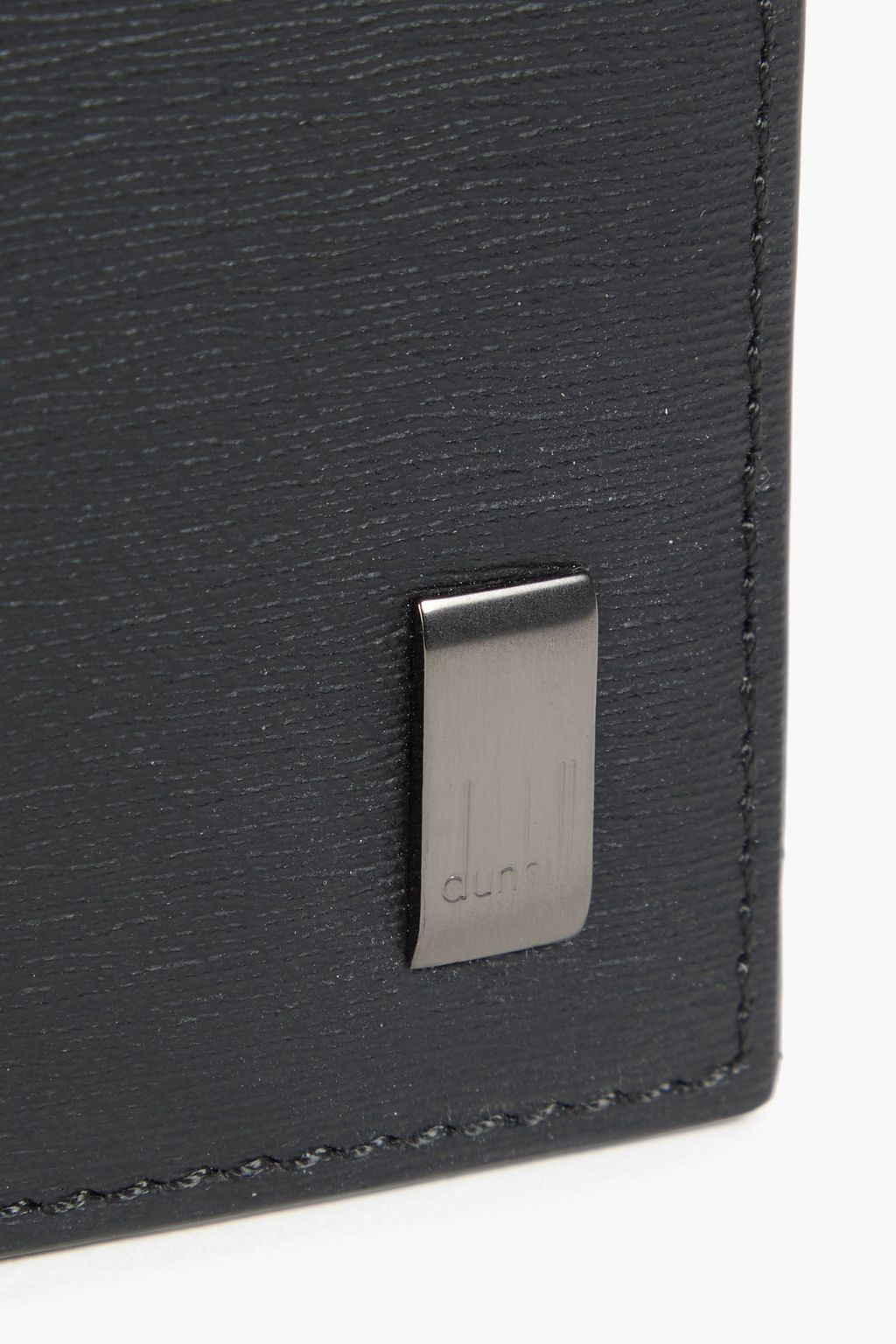 DUNHILL Textured-leather coin purse