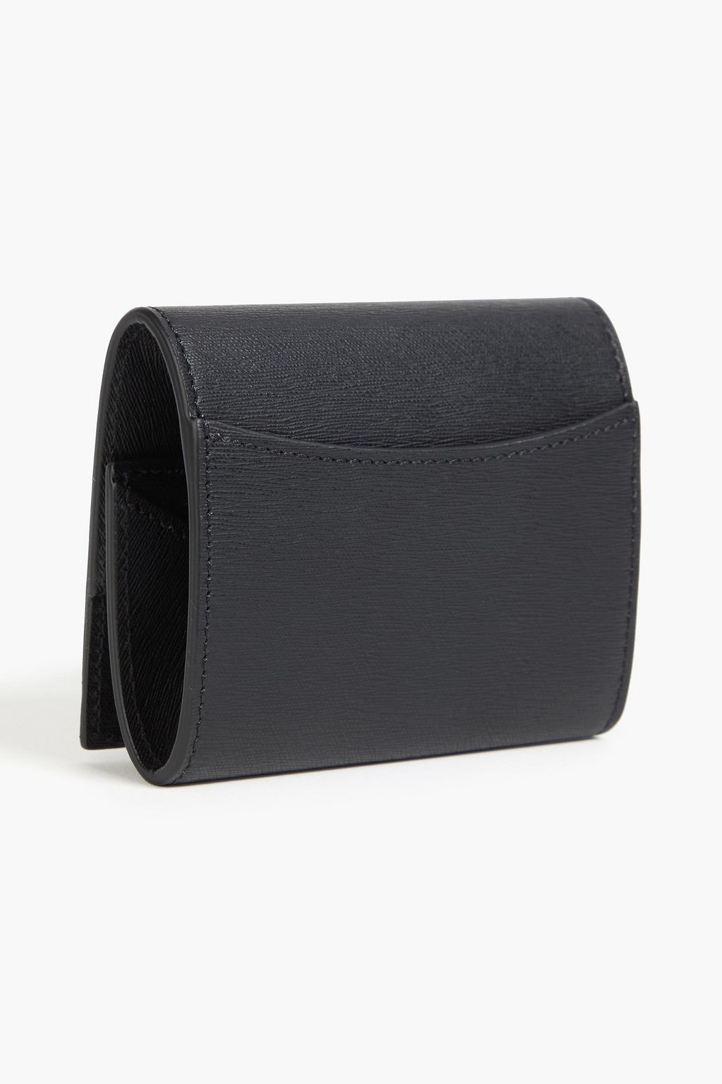 DUNHILL Textured-leather coin purse