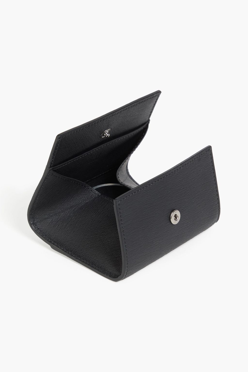 DUNHILL Textured-leather coin purse