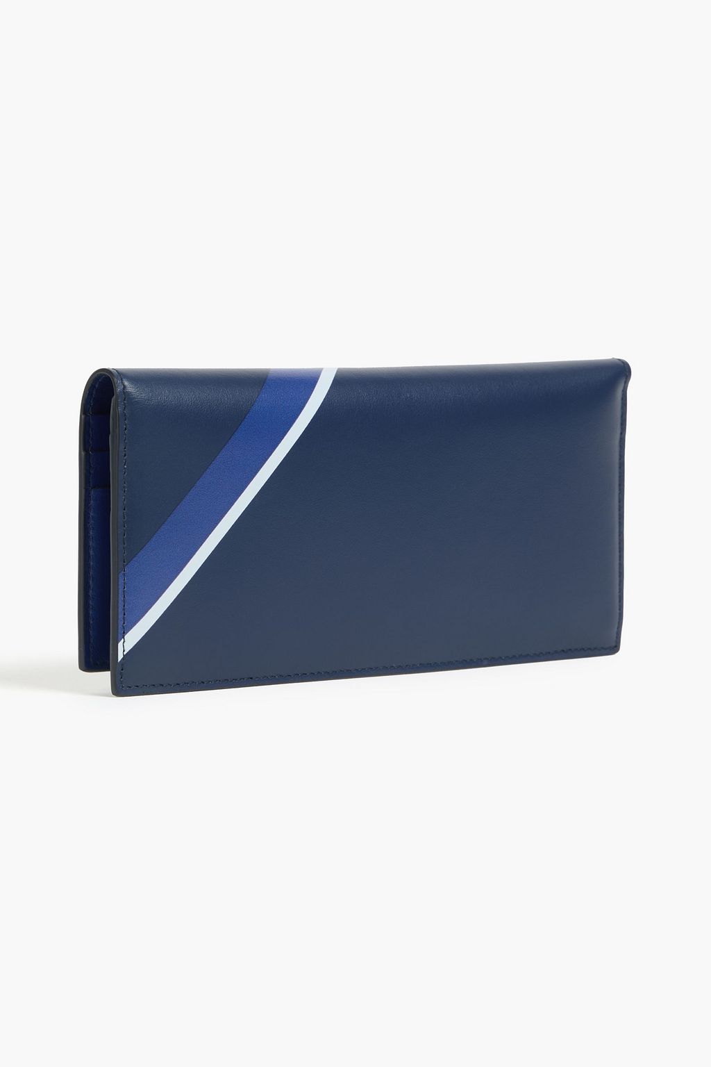 DUNHILL Striped leather continental wallet