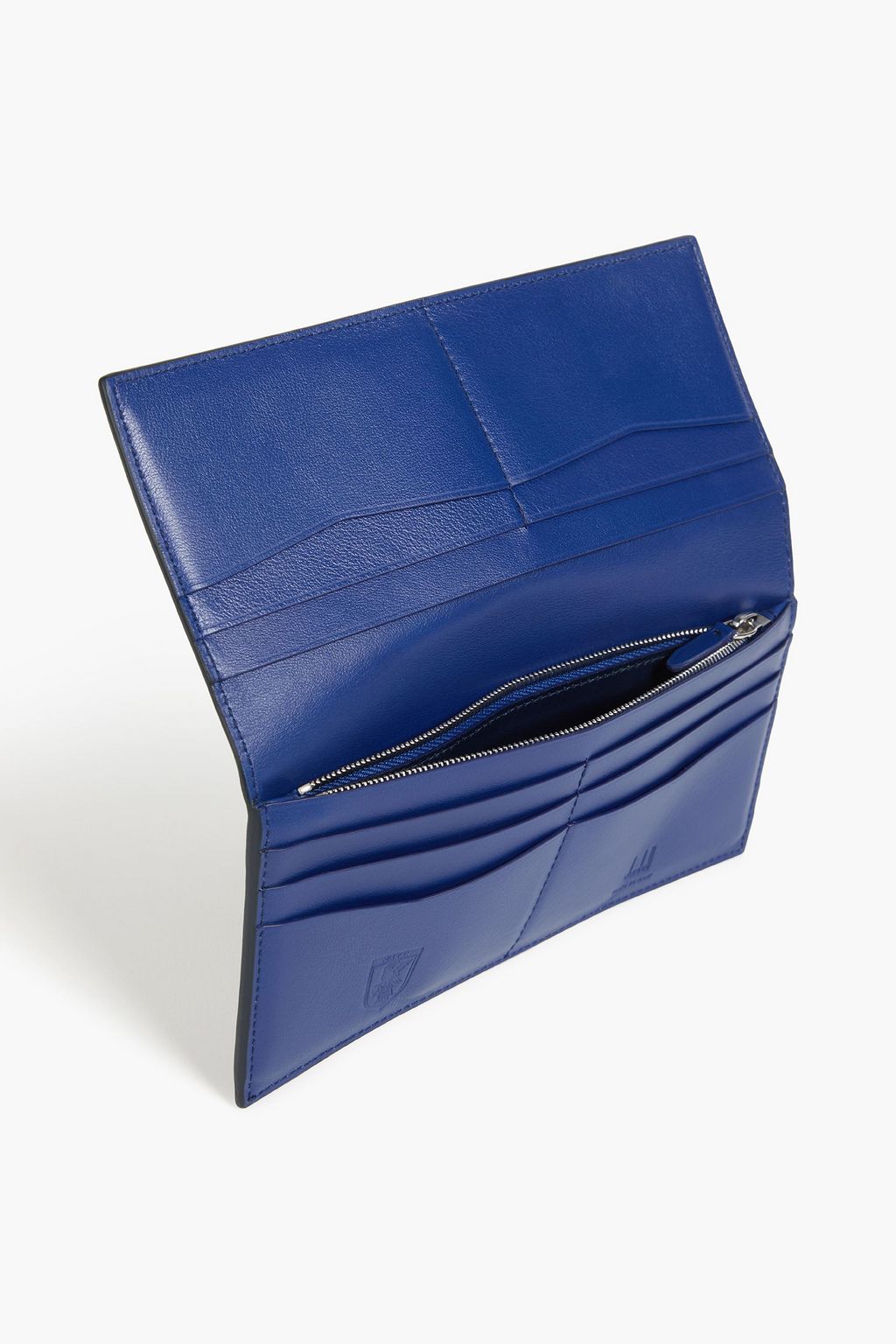 DUNHILL Striped leather continental wallet