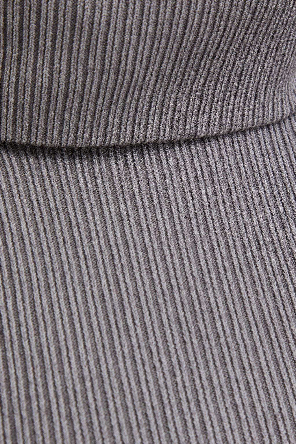 PROENZA SCHOULER Ribbed-knit turtleneck midi dress