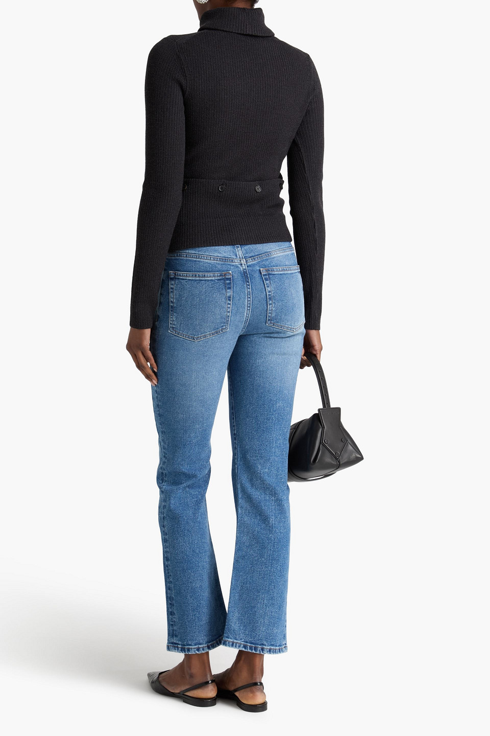  Proenza Schouler - Ribbed-knit Turtleneck Sweater - Grau - Xs 