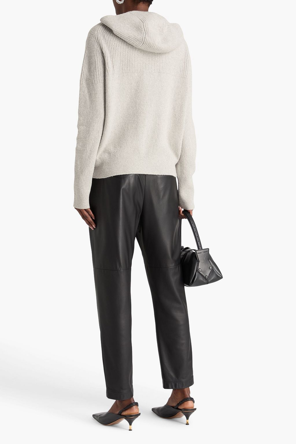 PROENZA SCHOULER Ribbed cashmere hoodie