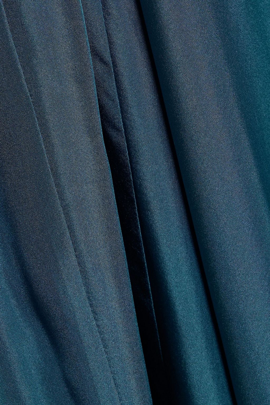 MICHELLE MASON Silk-satin wrap gown