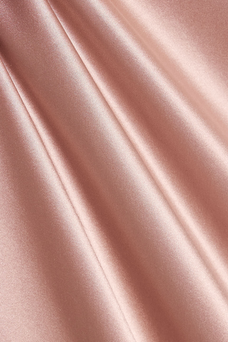 Michelle Mason One-shoulder Silk-satin Gown In Multi