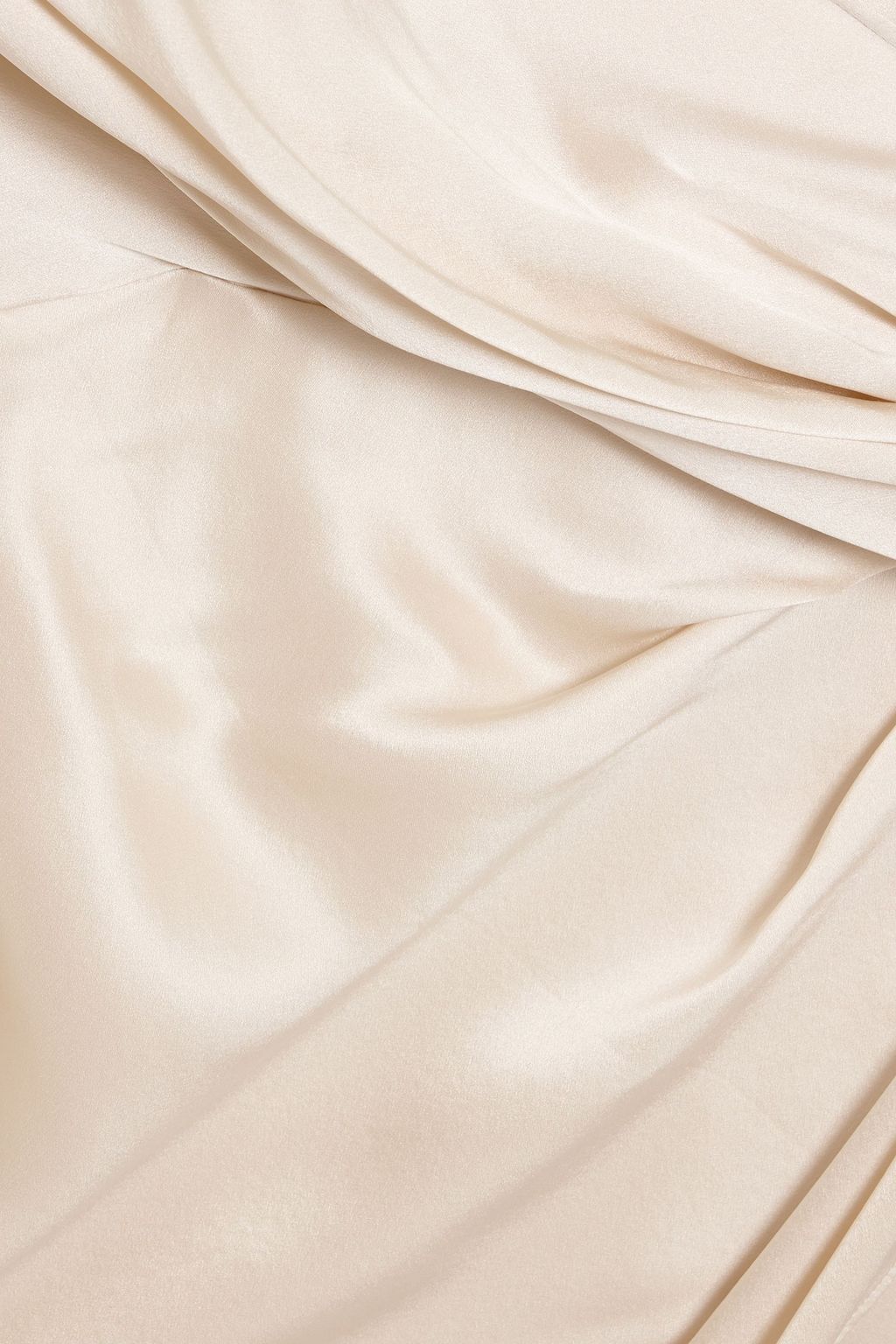 MICHELLE MASON Wrap-effect silk-satin maxi dress