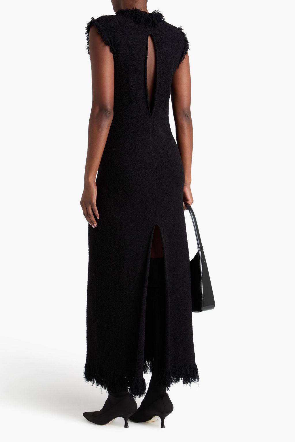 PROENZA SCHOULER Cutout bouclé-knit maxi dress