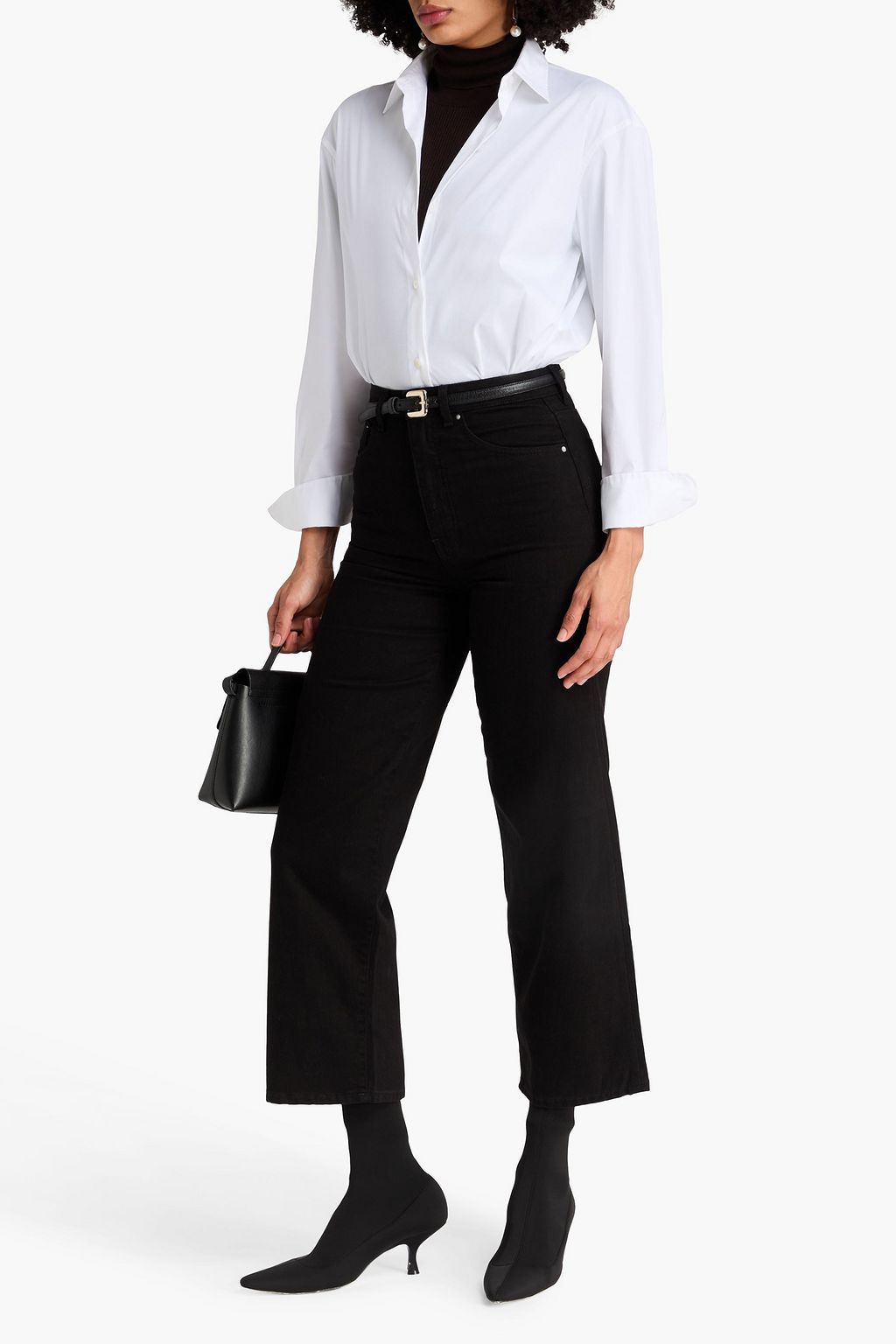 TOTEME High-rise straight-leg jeans