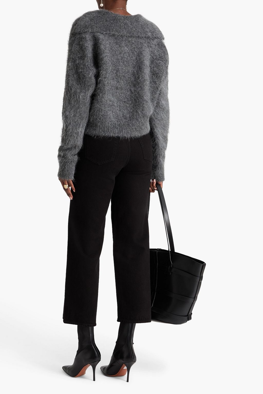 TOTEME High-rise straight-leg jeans