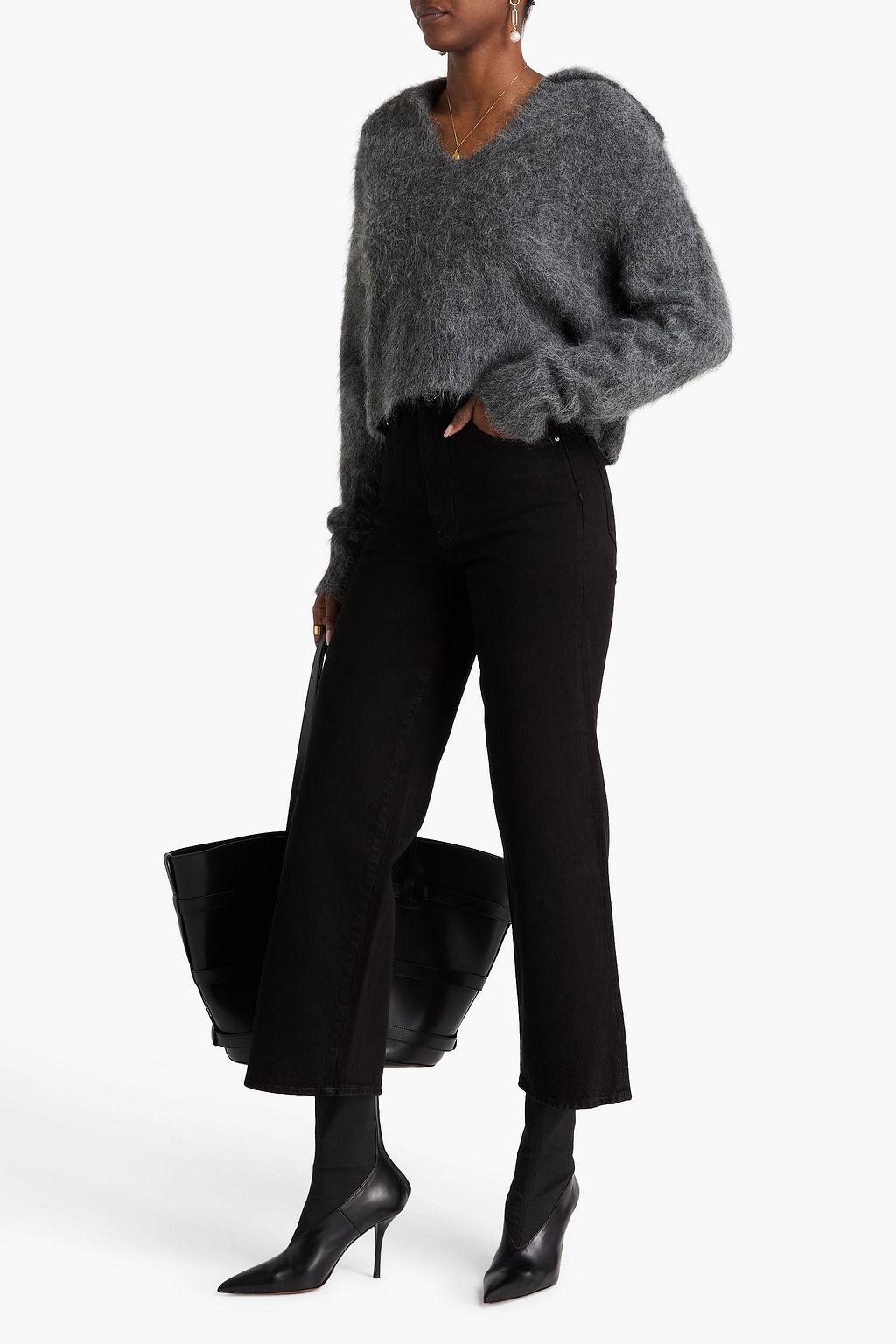 TOTEME High-rise straight-leg jeans