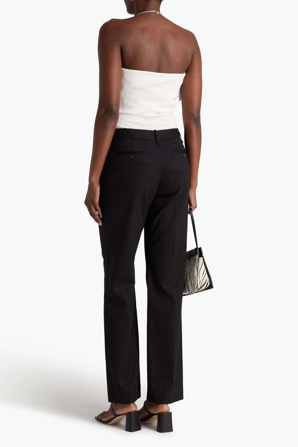 PROENZA SCHOULER Wool-blend twill straight-leg pants