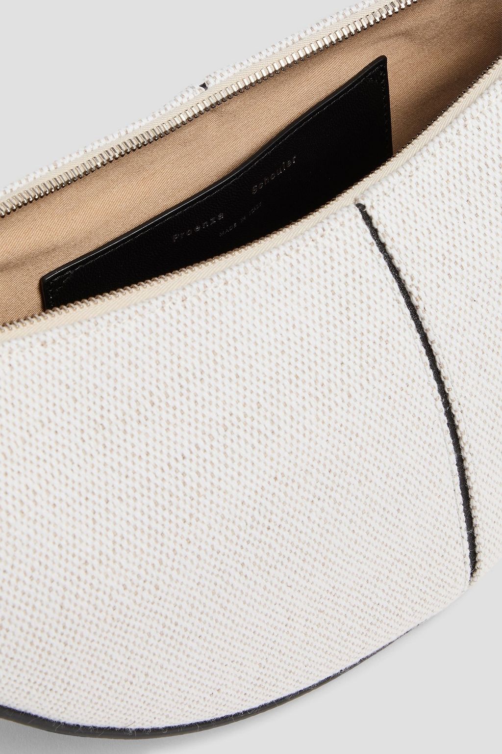 PROENZA SCHOULER Slide leather-trimmed canvas shoulder bag