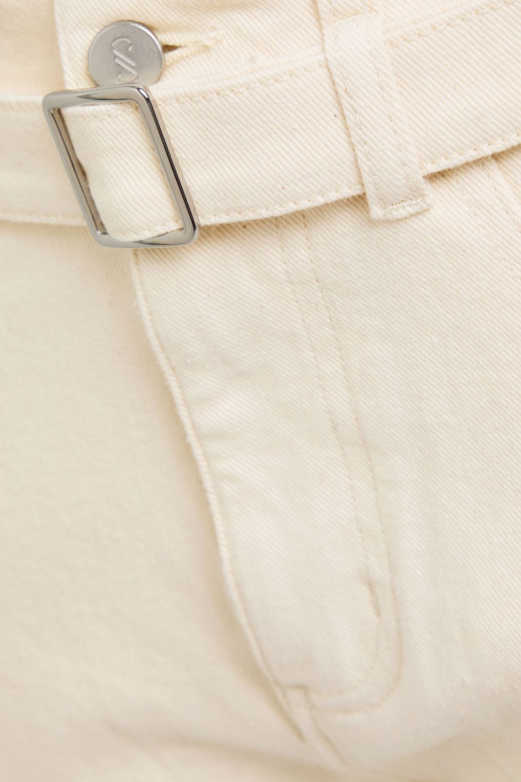 PROENZA SCHOULER Belted high-rise straight-leg jeans