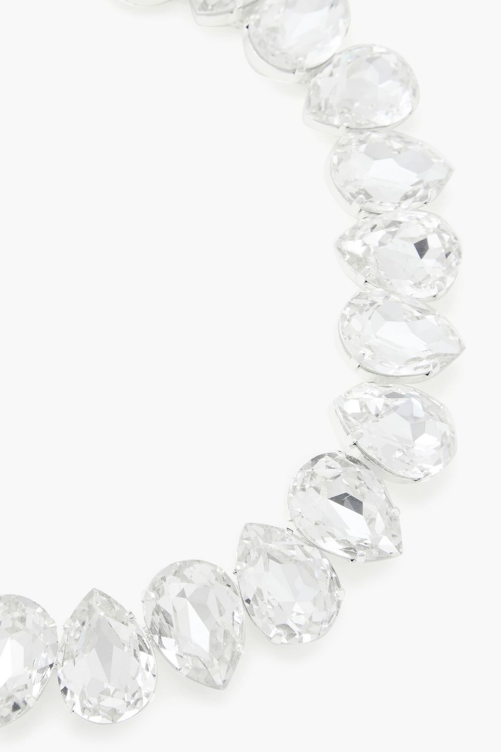 MAGDA BUTRYM Silver-tone crystal choker