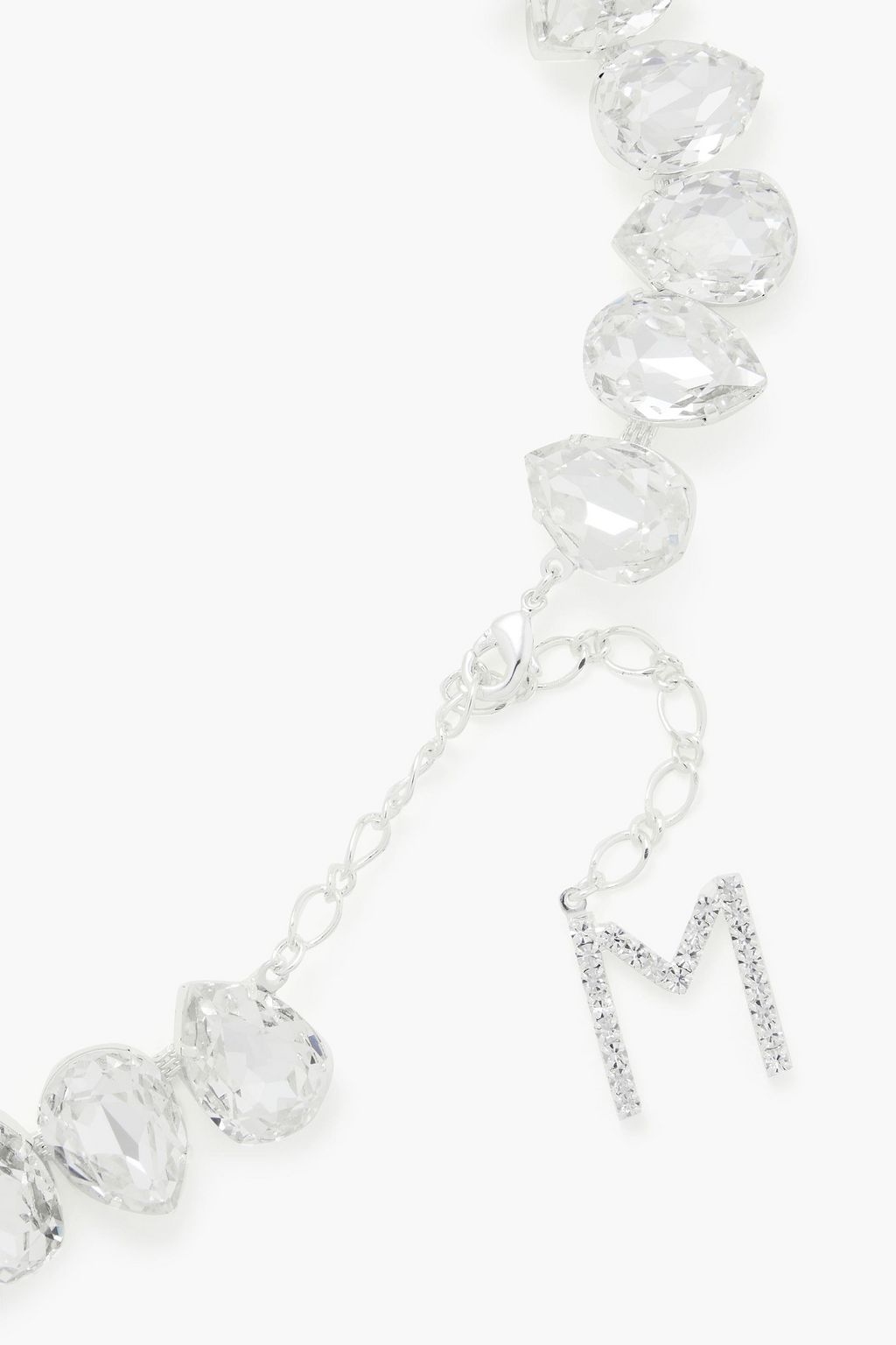 MAGDA BUTRYM Silver-tone crystal choker