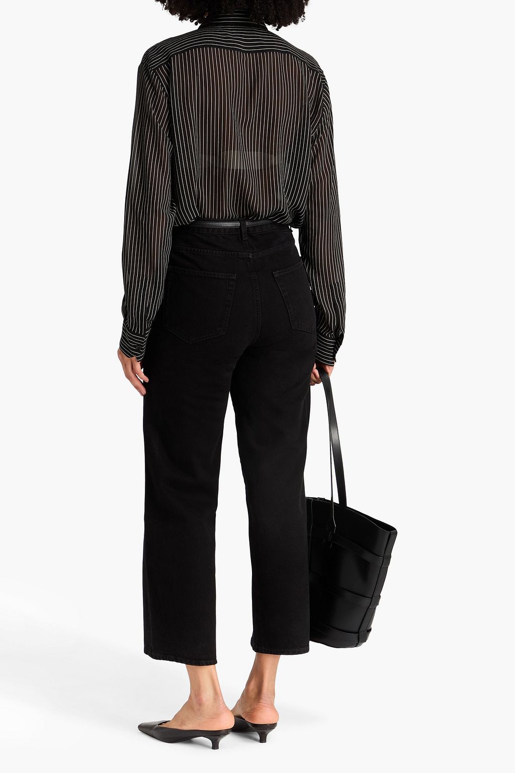 TOTEME High-rise straight-leg jeans