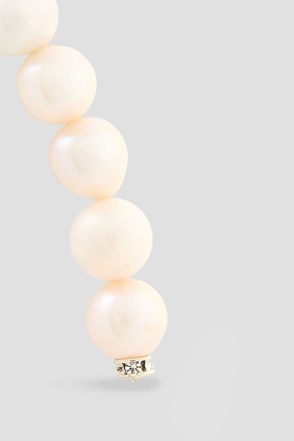 MAGDA BUTRYM Gold-tone, pearl and crystal earrings