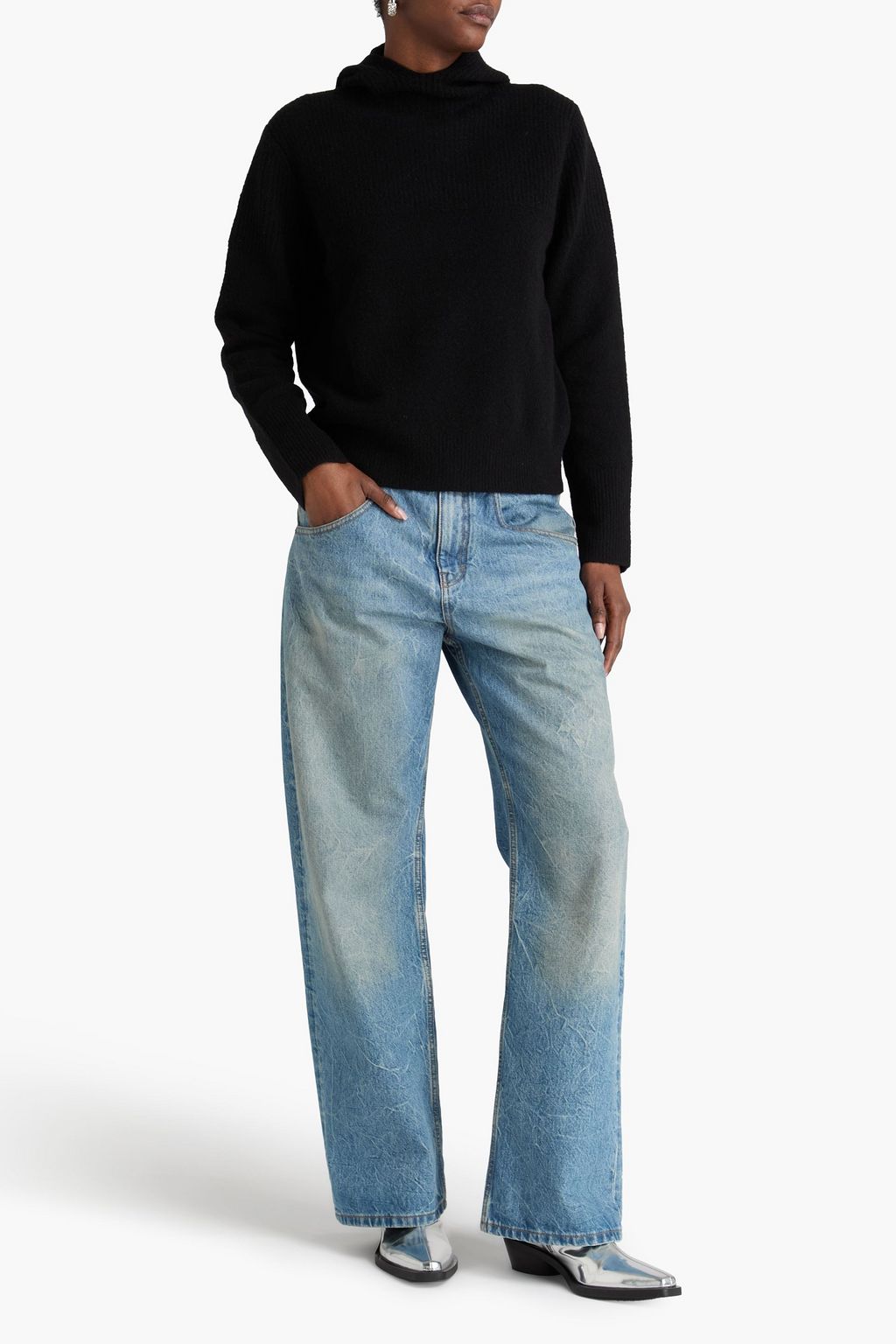 PROENZA SCHOULER Ribbed cashmere hoodie