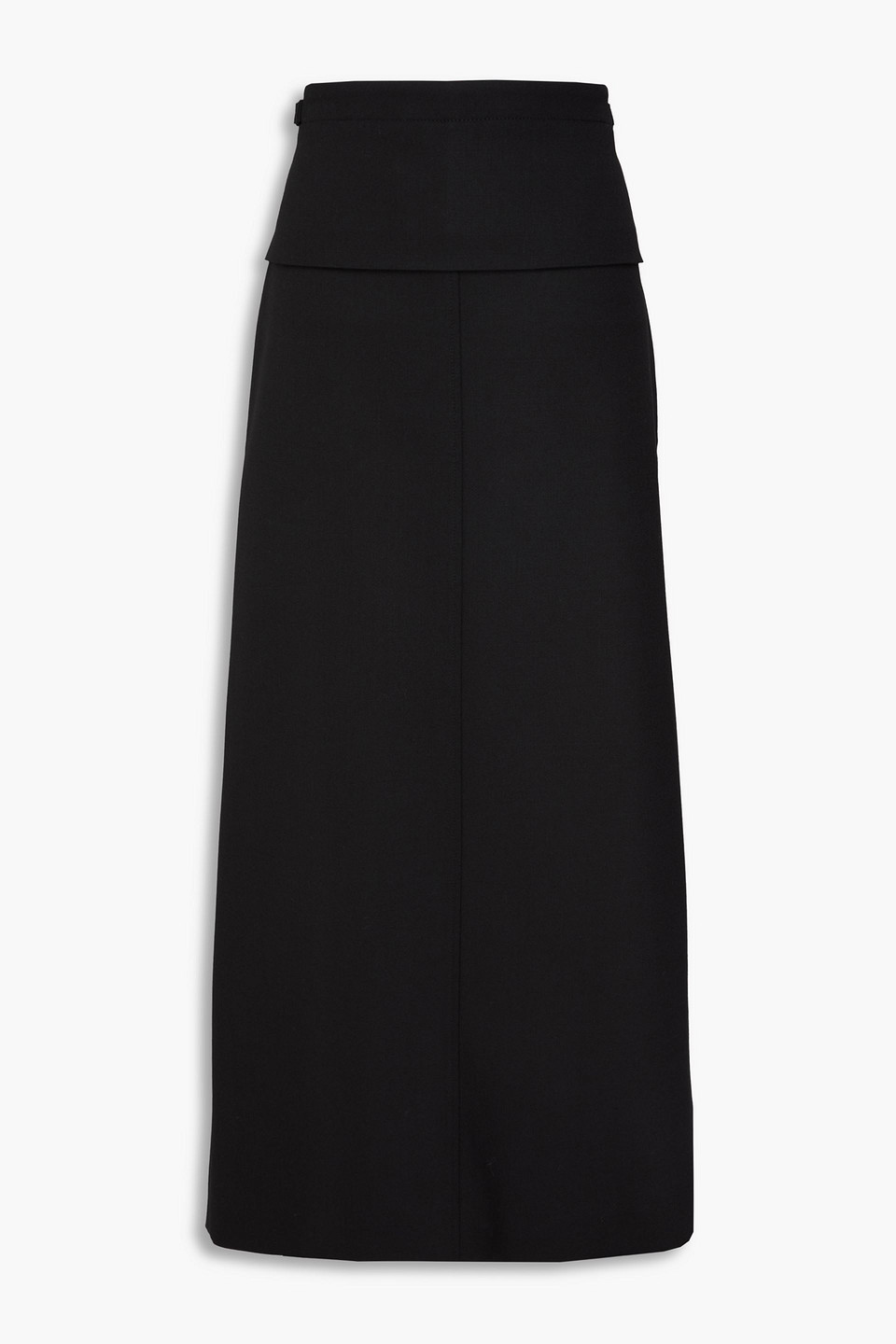 Proenza Schouler Wool-blend Twill Maxi Skirt In Blue