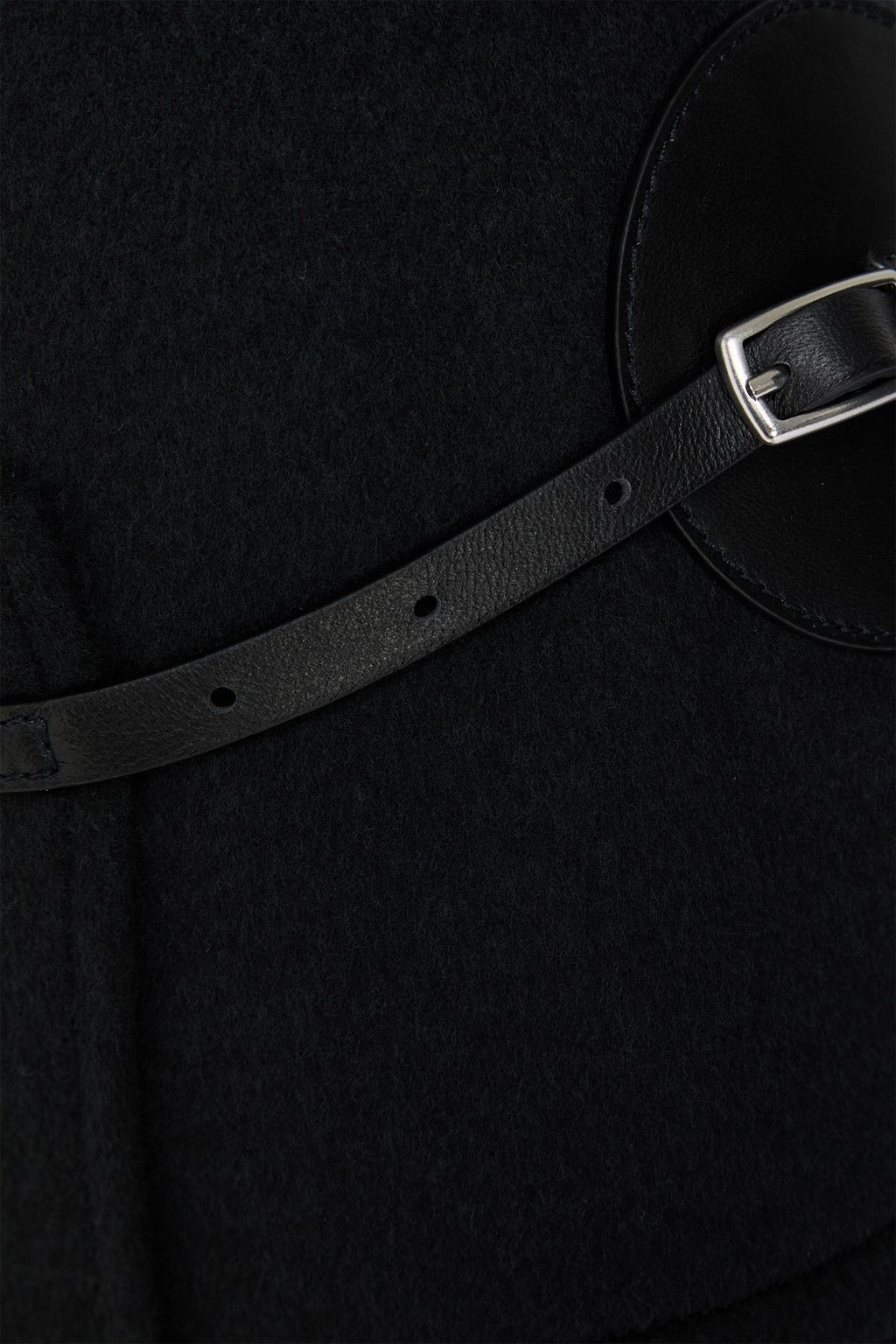 PROENZA SCHOULER تنورة متوسطة الطول بتصميم ملتف من صوف لبّاد