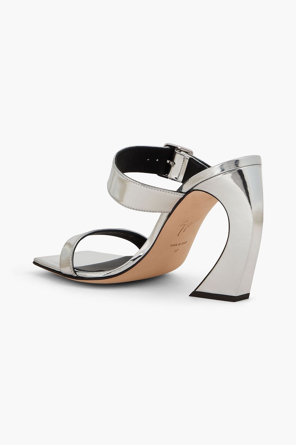 GIUSEPPE ZANOTTI Vanilla 105 metallic leather mules
