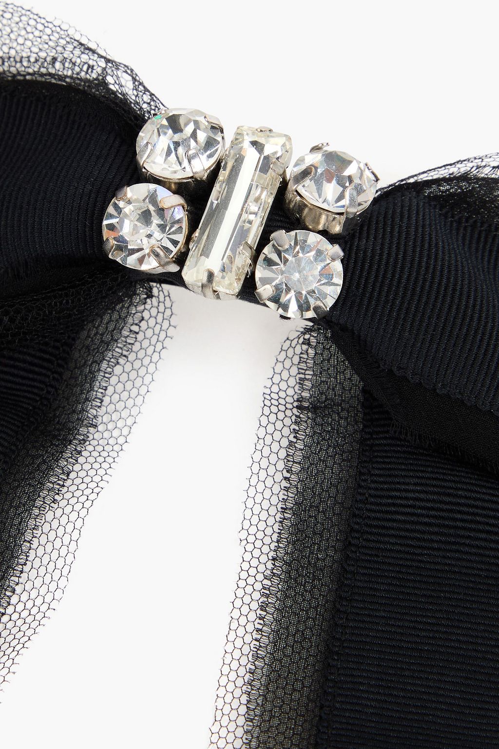 ERDEM Crystal-embellished tulle hair clip